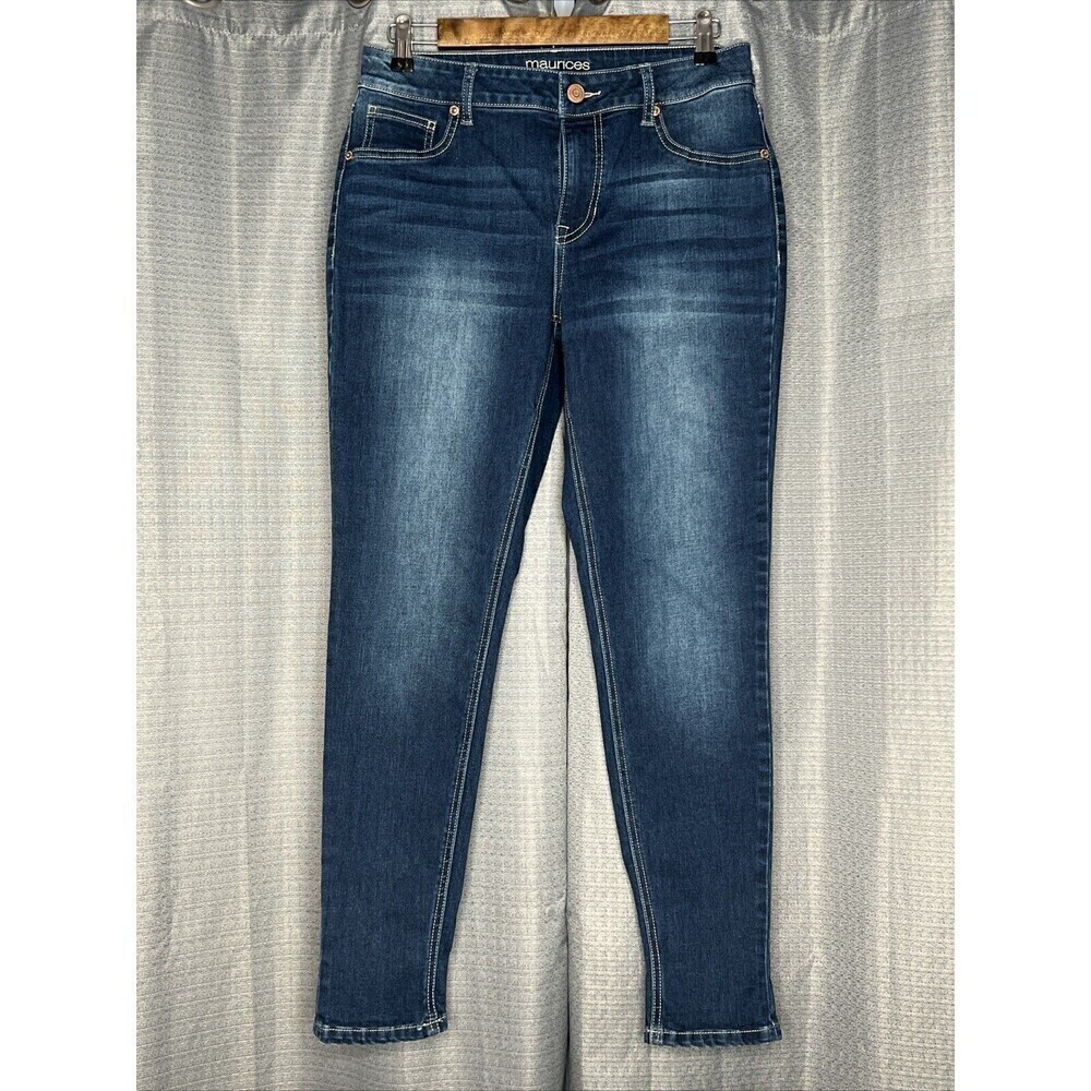 Maurice's Jeans Womens M-S (30x28) High-Rise Blue Skinny